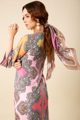 Maddison Silk Scarf Pink